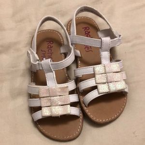 White Sparkle Sandals